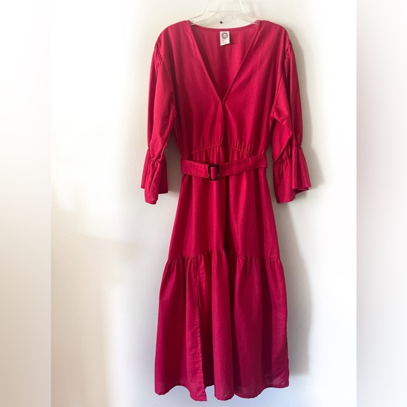 Elf Peony Linen Dress - Picture 2 of 16